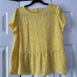 LOFT short-sleeved blouse, perfect for Spring/Summer!